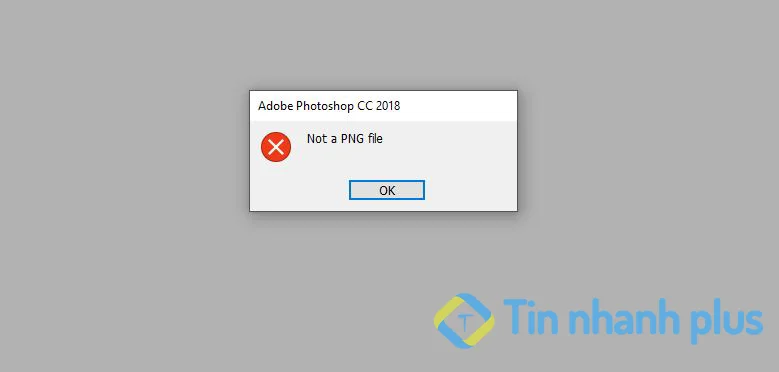 sửa lỗi không mở được file ảnh trong photoshop