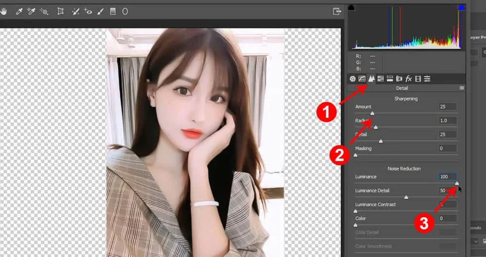 làm trắng da bức ảnh photoshop