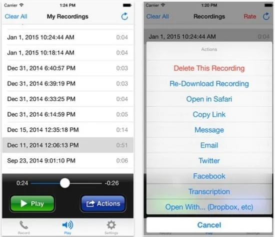 ứng dụng ghi âm recorder free