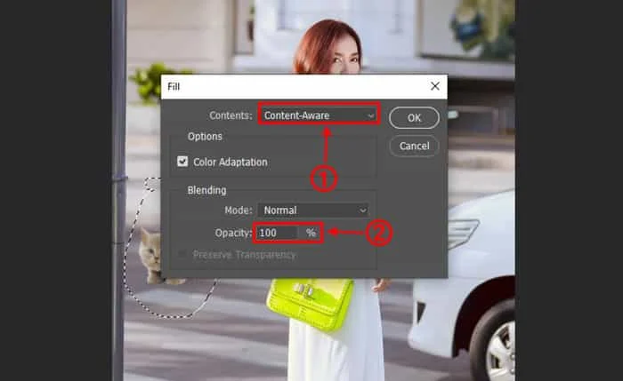 cách xóa chi tiết ảnh thừa trong photoshop cs6