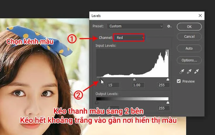 làm tươi ảnh trong photoshop