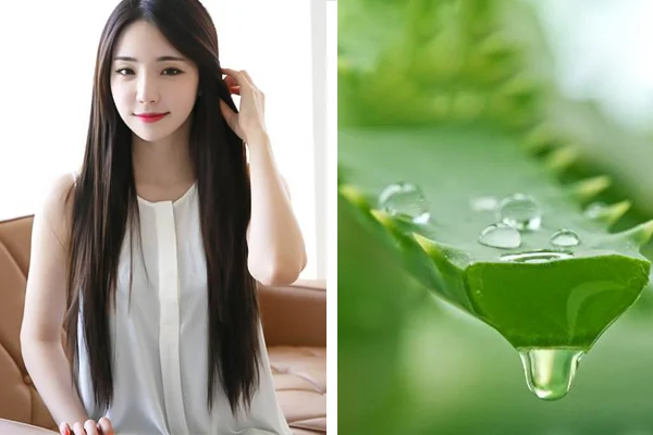 làm thẳng tóc xoan bằng nha đam