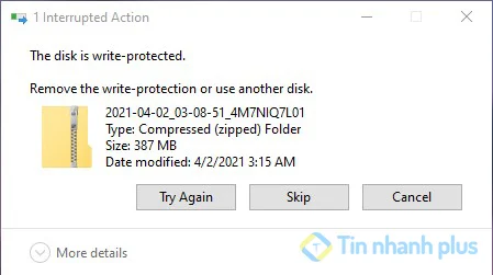lỗi không copy được