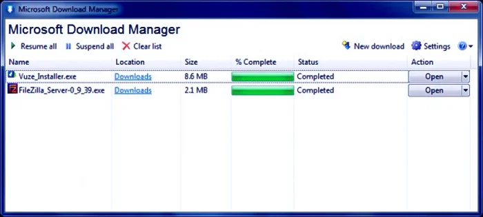 phần mềm microsoft download manager
