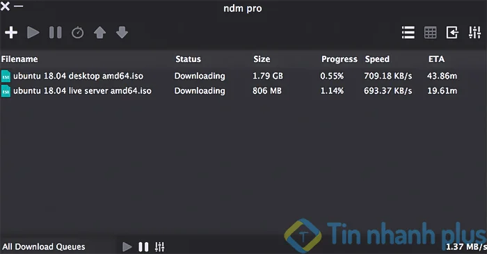 phần mềm ninja download manager