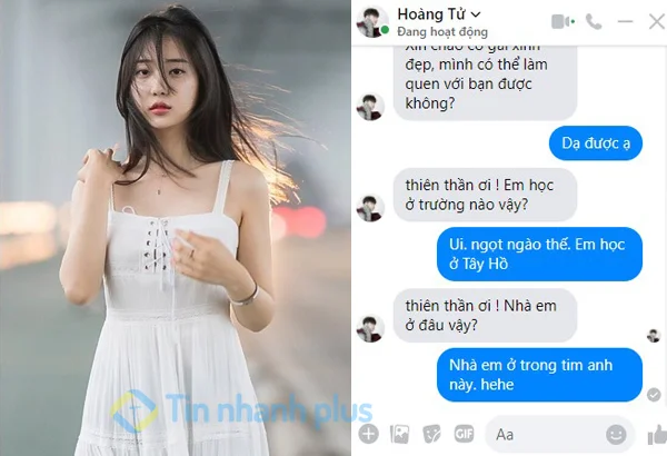 cách tán gái bằng tin nhắn