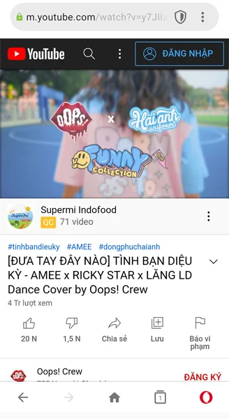 nghe nhạc youtube tắt màn hình trên opera mini