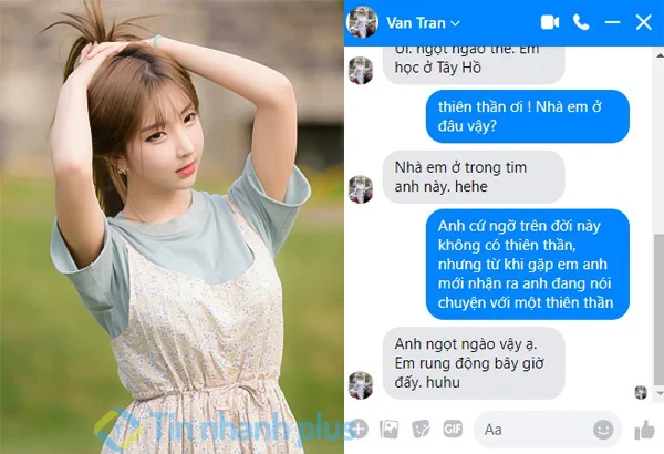 nhắn tin với gái qua tin nhắn