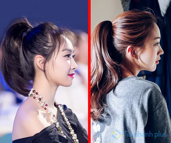 tóc đuôi ngựa dành cho học sinh