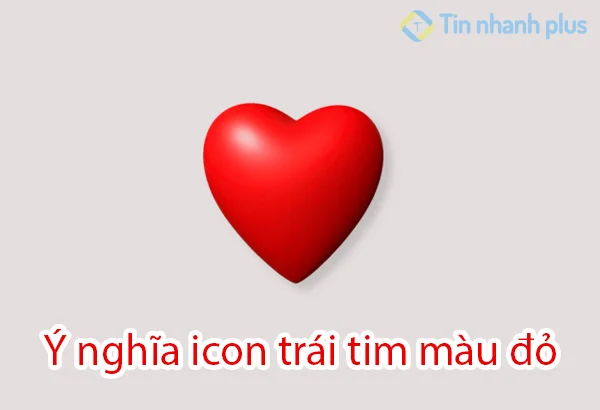 ý nghĩa icon trái tim màu đỏ