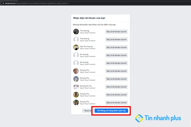 cách tìm tài khoản facebook