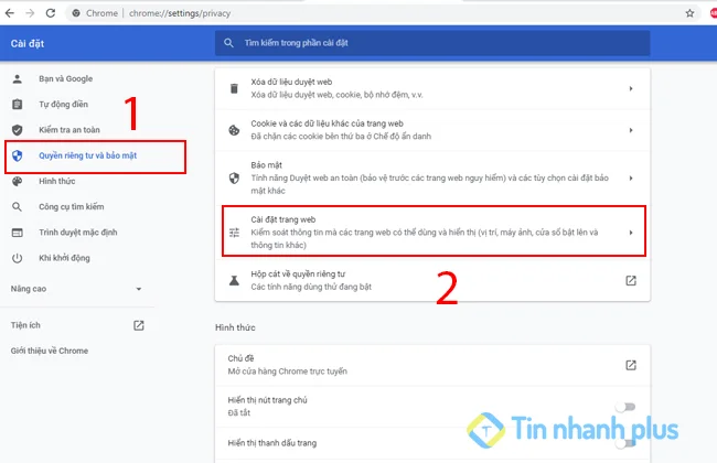 chặn chuyển hướng Google chrome