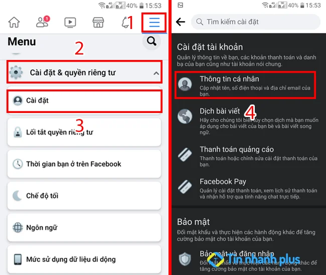 đặt lại mật khẩu facebook