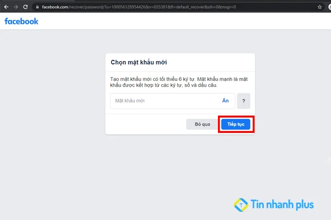 lấy lại mật khẩu facebook bằng gmail