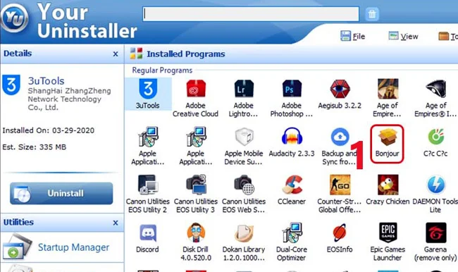 phần mềm your uninstall