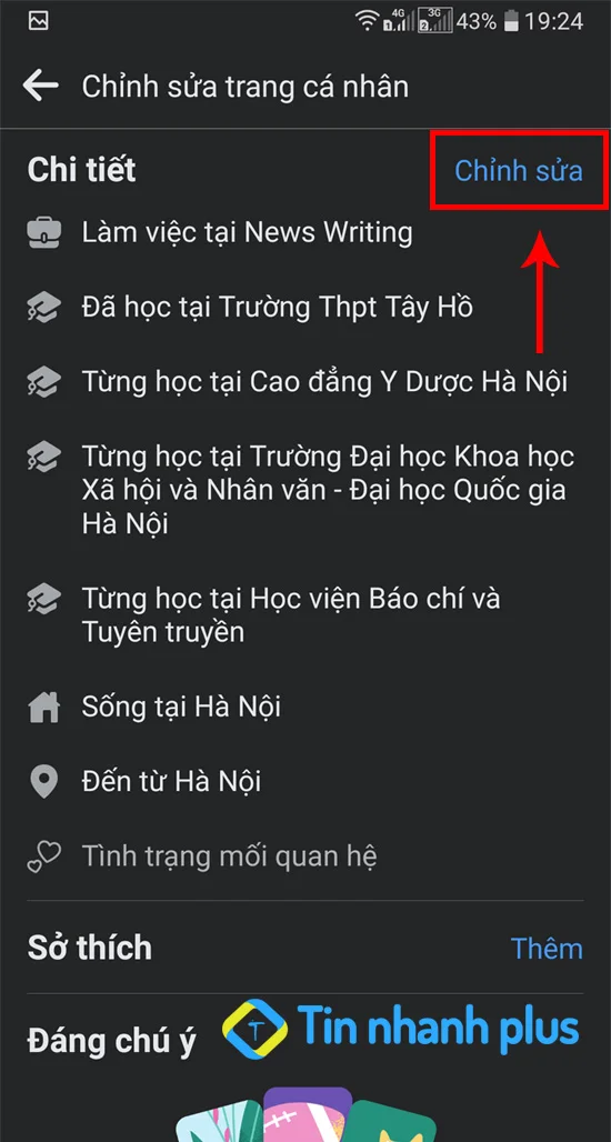hướng dẫn cách bật hiển thị số người theo dõi trên điện thoại