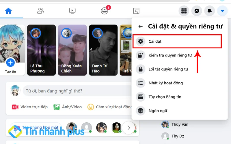 bật theo dõi facebook khi dưới 18 tuổi