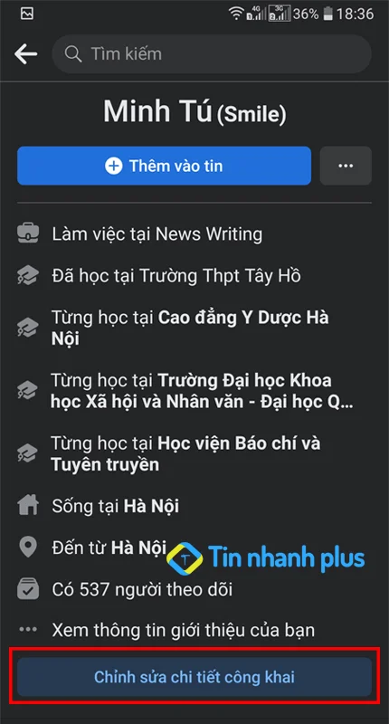cách đổi ngày sinh trên facebook