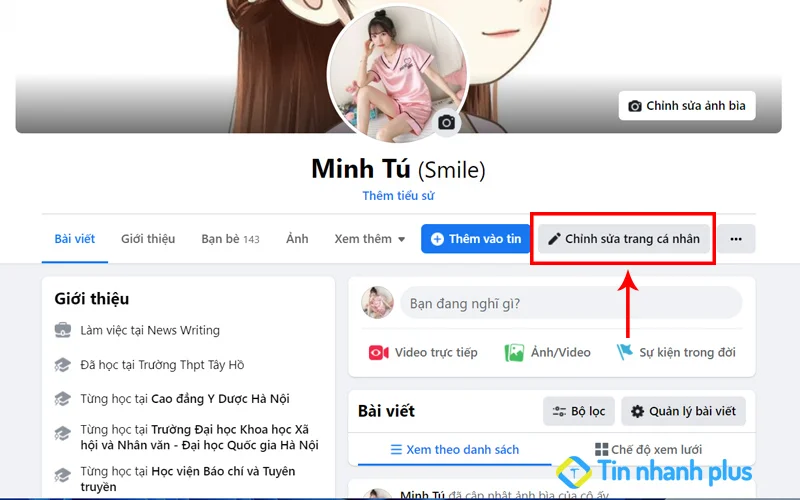 hướng dẫn đổi ngày sinh facebook bằng máy tính