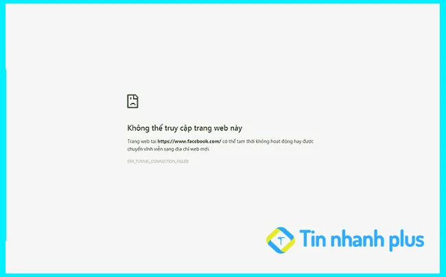 chrome không vào được Facebook