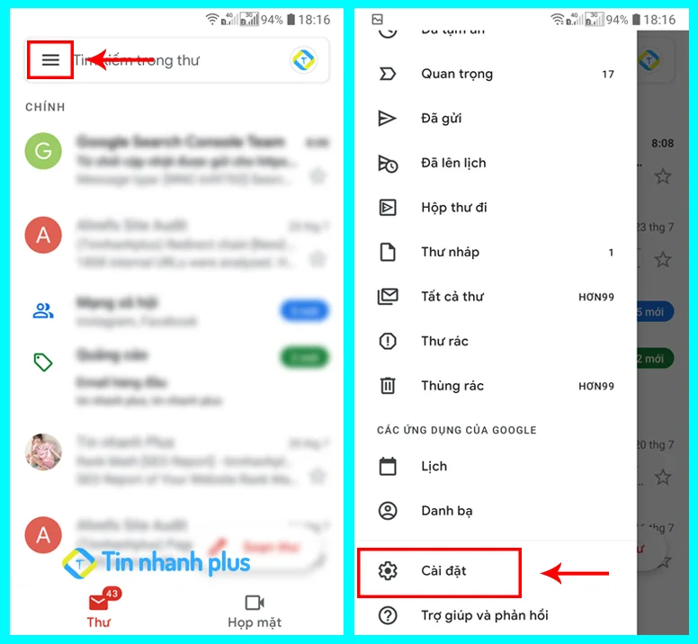 đổi mật khẩu gmail trên điện thoại android