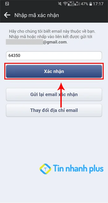 hướng dẫn khắc phục lỗi không nhận được mã xác nhận về email