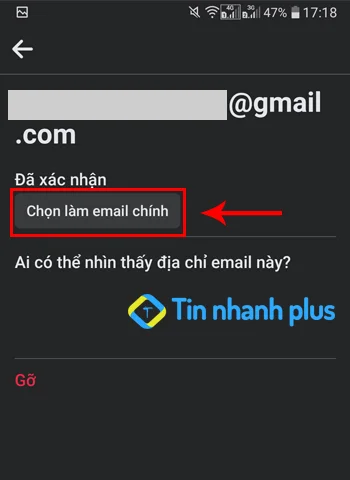 làm sao để facebook gửi mã xác nhận về email
