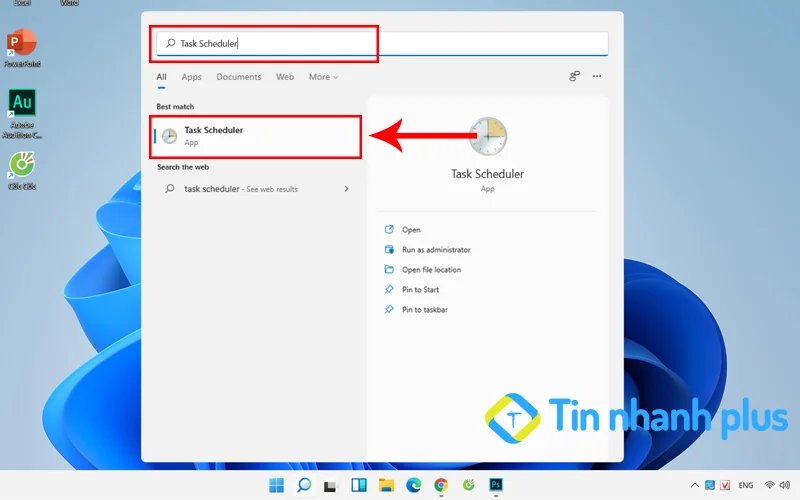 hẹn giờ tắt máy tính trên win 10, win 11 bằng Task Scheduler 
