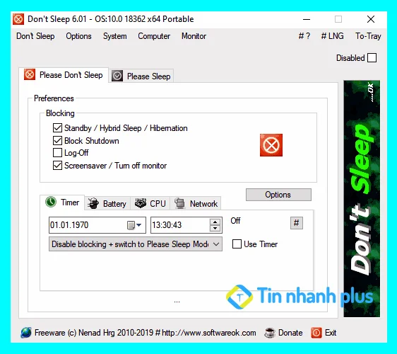 phần mềm pc sleep