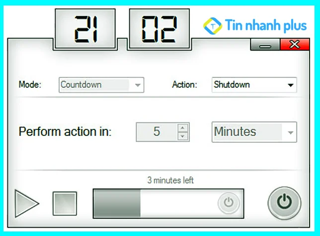 phần mềm sleep timer