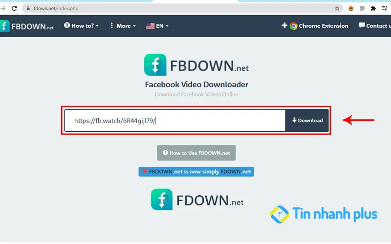 tải video facebook về máy tính bằng fbdownload