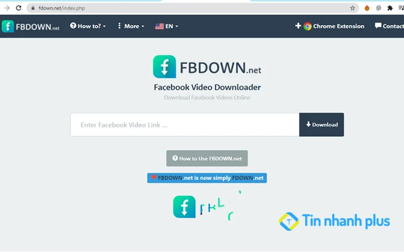 tải video facebook bằng fbdownload
