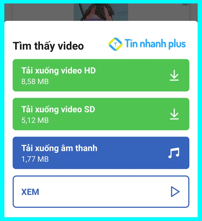 tải video từ điện thoại về facebook