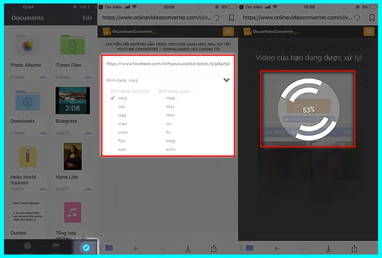 hướng dẫn tải video facebook về iphone