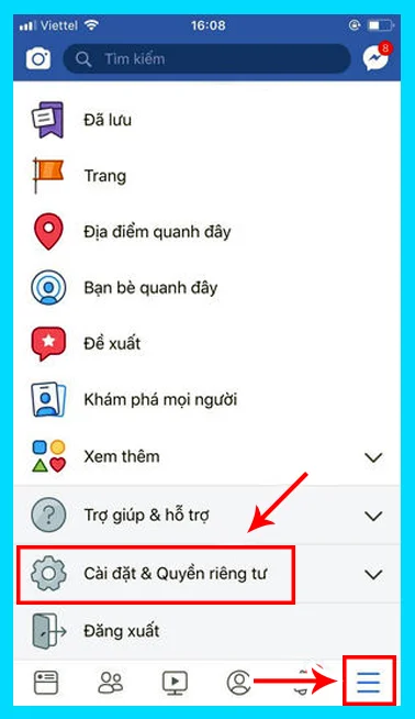 tắt sinh nhật trên facebook bằng iphone