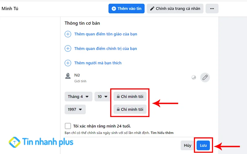 tắt thông báo facebook bằng pc