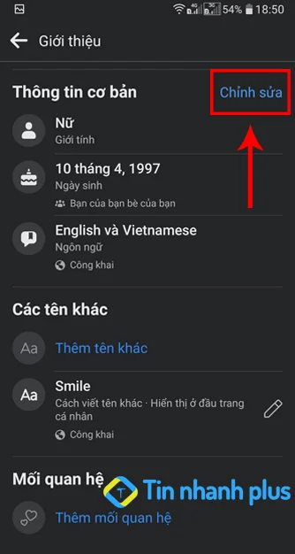 tắt thông báo sinh nhật trên facebook bằng điện thoại lg