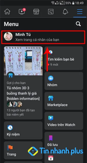 tắt thông báo sinh nhật facebook trên điện thoại