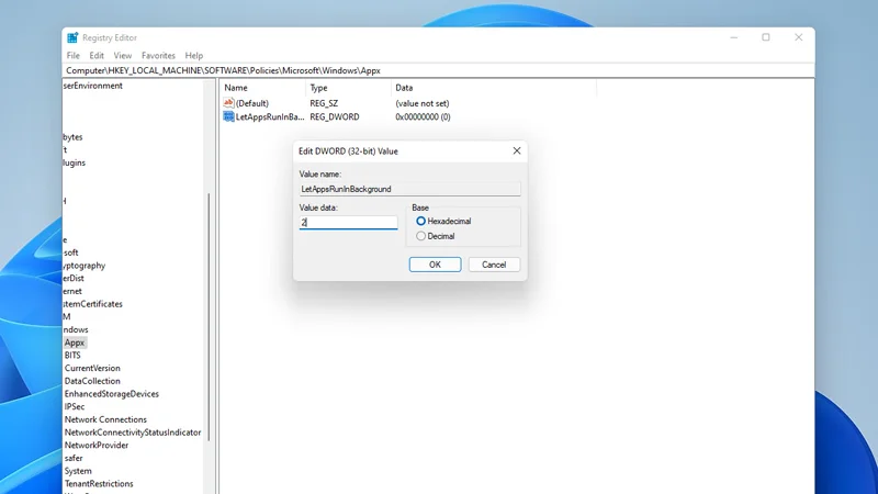 tắt phần mềm chạy ngầm trên windows 11