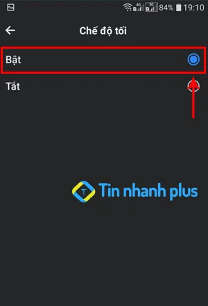 hướng dẫn bật facebook dark mode trên android