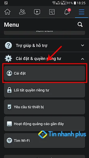 hướng dẫn cách chặn Facebook người khác