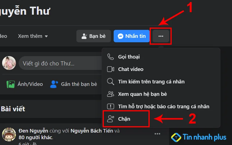 cách chặn Facebook người khác trên máy tính