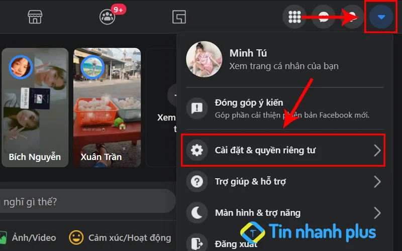 cách chỉnh ngôn ngữ Facebook trên máy tính
