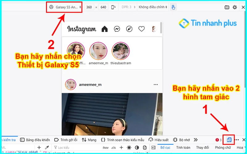 tải ảnh lên instagram bằng frifox