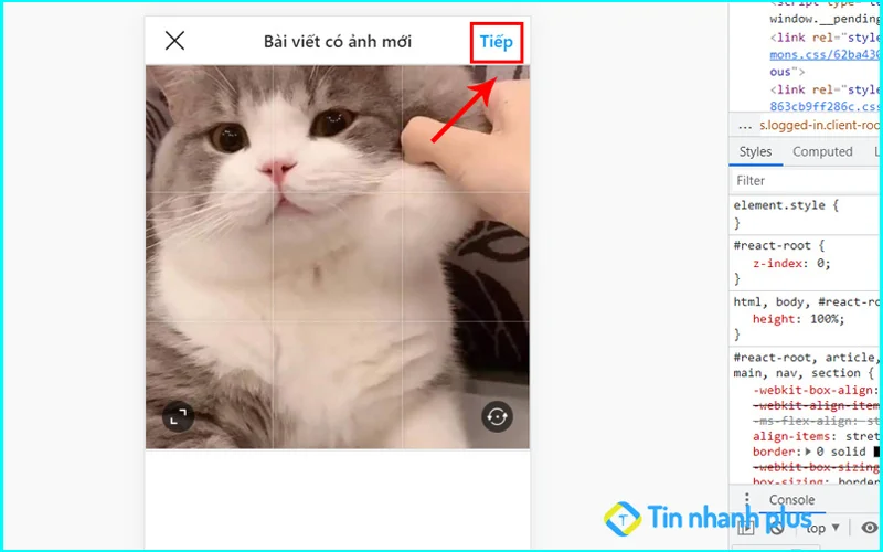 hướng dẫn tải ảnh lên instagram bằng máy tính