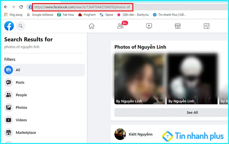 xem ảnh riêng tư ảnh trên facebook bằng id