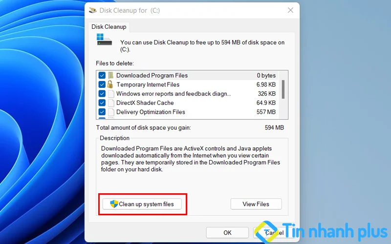 xóa toàn bộ file windows.old