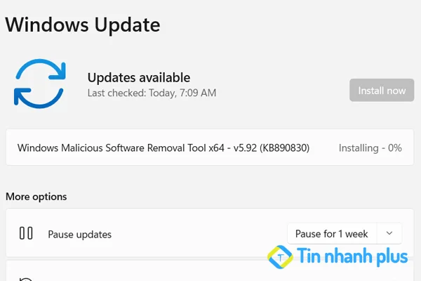 cập nhật windows lên bản mới nhất để khắc phục lỗi 0xc00007b