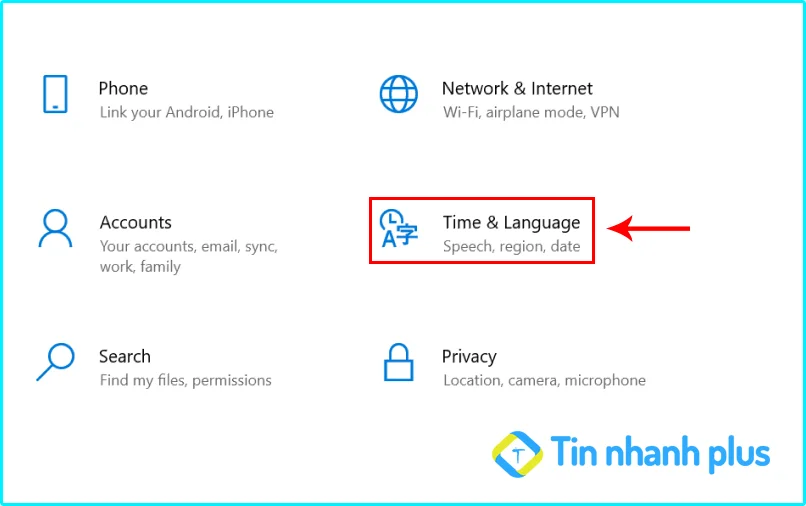 hướng dẫn chuyển ngôn ngữ trong win 10