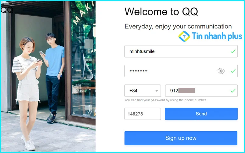 hướng dẫn đăng ký qq trên máy tính